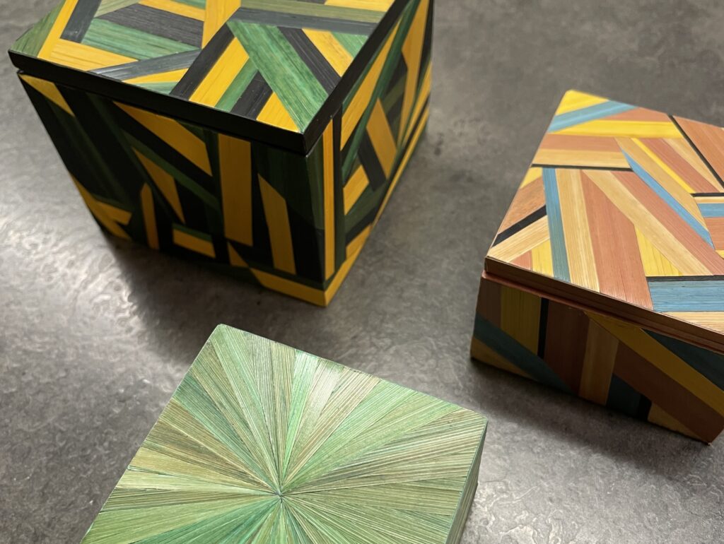 Boites marqueterie